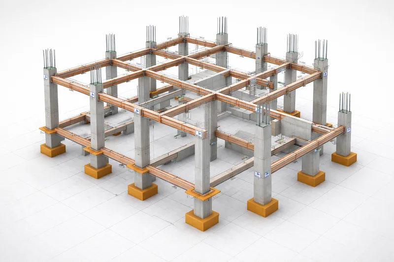 Modelo 3D estrutural